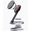 Беспроводное зарядное устройство COTECI 2 in 1 Magnetic Wireless Stand Charging Dock, Black - фото 22