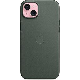 Чехол-накладка iPhone 15 Plus FineWoven Case with MagSafe - Evergreen (MT4F3) - фото 5
