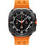 Умные часы Samsung Galaxy Watch Ultra 2025 47mm LTE Titanium Gray Orange Band, оранжевый/черный - фото 6