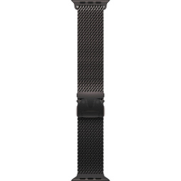 Apple Watch Ultra 2 (2024) 49mm Black Titanium Case with Black Titanium Milanese Loop M, MX5U3 - фото 3
