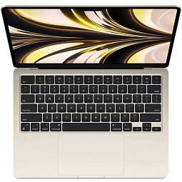 Apple Ноутбук Apple MacBook Air 13 (2022) (Z15Y000LC) M2/8/256 Starlight, золотистый RU - фото 3