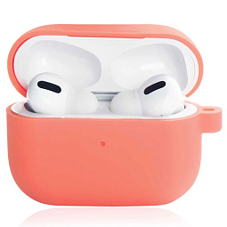 Чехол силиконовый для AirPods Pro 2 Персиковый - фото 1