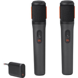 Микрофон JBL PartyBox Wireless Mic черный 2 штуки - фото 1
