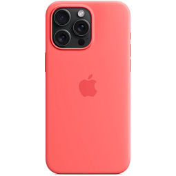 Чехол-накладка iPhone 15 Pro Max Silicone Case with MagSafe - Guava (MT1V3) - фото 4