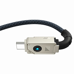 Кабель USB-C BASEUS Unbreakable Series Fast Charging Type-C - Type-C, 5A, 100W, 1 м, белый - фото 3