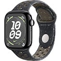 Фото Apple Watch Series 10 42mm GPS Aluminum Case with Nike Band, Jet Black/Midnight Sky (MYJP3LW/A)