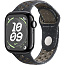 Apple Watch Series 10 42mm GPS Aluminum Case with Nike Band, Jet Black/Midnight Sky (MYJP3LW/A) - фото 4