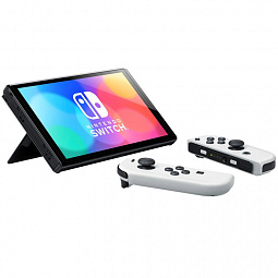 Игровая приставка Nintendo Switch OLED 64 ГБ, белый - фото 3
