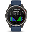 Умные часы Garmin Quatix 8 47mm AMOLED Sapphire, титановые с синим ремешком, (010-02904-51) - фото 18