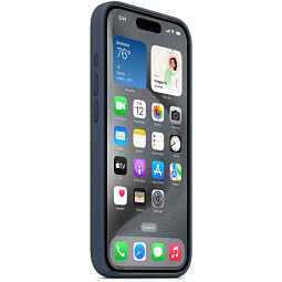 Чехол-накладка iPhone 15 Pro Silicone Case with MagSafe - Storm Blue (MT1D3) - фото 6