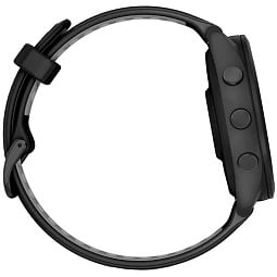 Умные часы Garmin Forerunner 265, с черным безелем и силиконовым черно-серым ремешком (010-02810-10) - фото 5