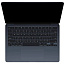 13.6" Ноутбук Apple MacBook Air 2022 (MLY33) 2560x1664, Apple M2, SSD 256 ГБ, Apple graphics 8-core, полуночный черный (Midnight), RU - фото 11