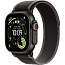 Apple Watch Ultra 3 (2025) 49mm Black Titanium Case with Black/Charcoal Trail Loop M/L, MF1H4 - фото 4
