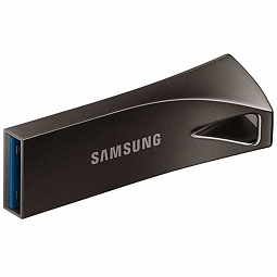 USB-накопитель Samsung BAR Plus 256GB Titan Gray - фото 1
