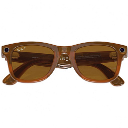 Умные очки Ray-Ban Meta Wayfarer Shiny Caramel Polar Brown, 155 - 53 Size - фото 5