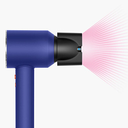 Фен Dyson Supersonic HD16 Vinca Blue/Topaz (Синий/Оранжевый) с кейсом - фото 9