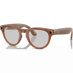 Умные очки Ray-Ban Meta Headliner Shiny Caramel Transitions Sapphire, 150 - 50 Size - фото 4