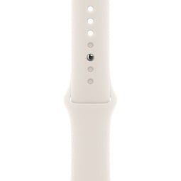 Apple Watch SE 3 2025 40mm Aluminium Case with Sport Band M/L, Starlight/Starlight, MEH54LW/A - фото 3