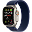 Apple Watch Ultra 2 (2024) 49mm Natural Titanium Case with Blue Trail Loop S/M, MX4J3LW/A - фото 4
