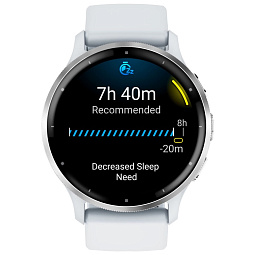 Умные часы Garmin VENU 3, белые с серебристым безелем (010-02784-00) - фото 4