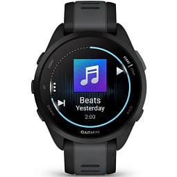 Умные часы Garmin Forerunner 165 Music, черный с серым ремешком (010-02863-30) - фото 4