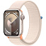 Apple Watch Series 9 GPS 41mm Aluminum Case with Sport Loop, Starlight (Сияющая звезда) MR8V3LW/A - фото 4