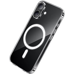 Чехол-накладка Hoco AS4 для iPhone 17 силиконовая прозрачная с MagSafe - фото 2