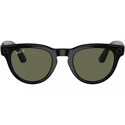 Умные очки Ray-Ban Meta Headliner Shiny Black Polar G15 Green, 150 - 50 Size - фото 1