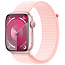 Apple Watch Series 9 GPS 45mm Aluminum Case with Sport Loop, Pink (Розовый) MR9J3 - фото 5