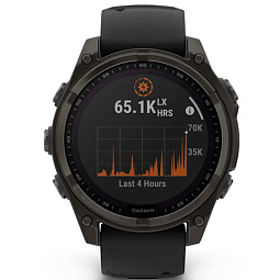 Умные часы Garmin FENIX 8 47mm Solar Sapphire Titanium Carbon Gray (010-02906-11) - фото 2