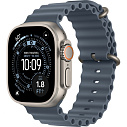 Фото - Apple Watch Ultra 3 (2025) 49mm Natural Titanium Case with Anchor Blue Ocean Band, MEWH4