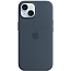 Чехол-накладка iPhone 15 Silicone Case with MagSafe - Storm Blue (MT0N3) - фото 7
