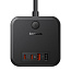 Быстрое настольное зарядное устройство 7 в 1: 3-Розетки+2U+2C 30W Baseus PowerCombo Cube Power Strip, длина кабеля 1.5 м EU (E00066400117-00) - фото 13
