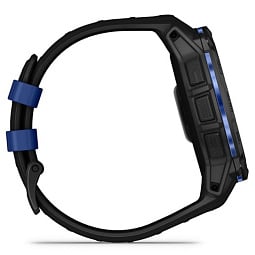 Умные часы Garmin INSTINCT 3 AMOLED 50mm Black with Black/Bolt Blue Band (010-03020-03) - фото 8