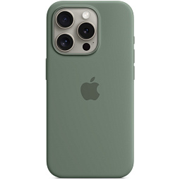 Чехол-накладка iPhone 15 Pro Silicone Case with MagSafe - Cypress (MT1J3) - фото 1
