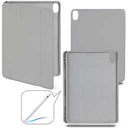 Чехол книжка Smart Case для iPad Air 11 (2024) Серый с отделением для Pencil - фото 1