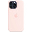 Чехол-накладка iPhone 15 Pro Max Silicone Case with MagSafe - Light Pink (MT1U3) - фото 6