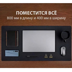 Коврик Xiaomi Extra Large Dual Material Mouse Pad (XMSBD20YM), Black - фото 5