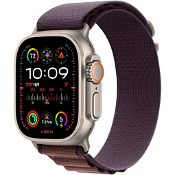Apple Watch Ultra 2 GPS + Cellular 49mm Alpine Loop M, Indigo (MRET3LW/A) - фото 1