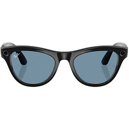 Умные очки Ray-Ban Meta Skyler Shiny Black Cerullean Blue, 150 - 52 Size - фото 1