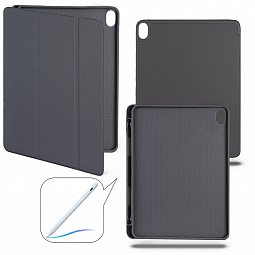 Чехол книжка Smart Case для iPad 11/10.9 Темно-серый с отделением для Pencil - фото 1