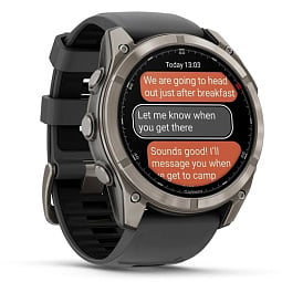 Умные часы Garmin FENIX 8 Pro 51mm Amoled Sapphire Titanium with Graphite/Black Silicone Band (010-03199-11) - фото 3