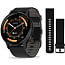 Умные часы Garmin Venu 3 Stainless Steel Bezel with Black Case Black Leather Strap + Silicone Band (010-02784-52) - фото 8