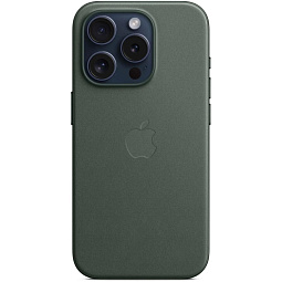 Чехол-накладка iPhone 15 Pro FineWoven Case with MagSafe - Evergreen (MT4U3) - фото 4