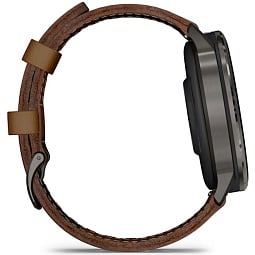 Умные часы Garmin Venu 4 45mm Slate with Black Silicone Band and Brown Leather Band (010-03014-03) - фото 6