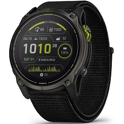 Умные часы Garmin ENDURO 3 угольно-серый, US (010-02751-00) - фото 1