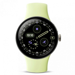 Умные часы Google Pixel Watch 4 41mm Wi-Fi Champagne Gold Case/Lemongrass Active Band - фото 2