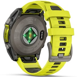 Умные часы Garmin Fenix 8 47mm SOLAR Sapphire Titanium with Amp Yellow/Graphite Silicone Band (010-02906-20) - фото 8