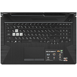 Ноутбук игровой ASUS TUF Gaming A17 FA706NF-HX031 AMD Ryzen 5 7535HS, RAM 16 ГБ, SSD 512 ГБ, NVIDIA GeForce RTX 2050 (4 Гб), Без о/с, черный, Русская раскладка - фото 4