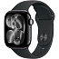Apple Watch Series 11 42mm GPS Aluminum Case with Sport Band M/L, Jet Black/Black, MEQU4 - фото 4